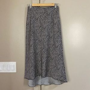 Silk Midi Skirt